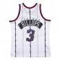 #3 Chauncey Billups Raptors 1997-98 M&N jersey white (heat pressed)