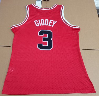 #3 Giddey Chicago Bulls M&N jersey red (heat pressed)
