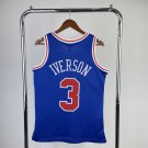 #3 Iverson 76ers 1996-97 M&N jersey blue (heat pressed)