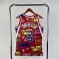 #3 Iverson 76ers 1996-97 M&N jersey red (heat pressed)
