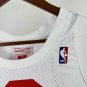 #3 Iverson 76ers 2003 04 M&N jersey red white (heat pressed)