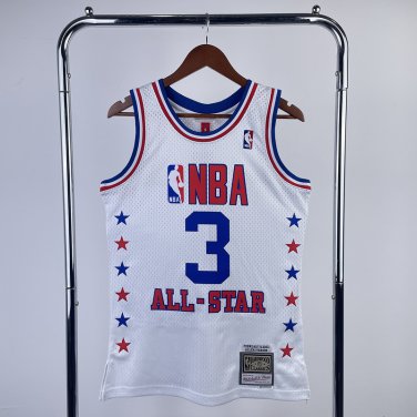 #3 Iverson 2003 All star games jersey white (heat pressed)