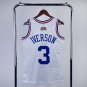 #3 Iverson 2003 All star games jersey white (heat pressed)