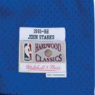 #3 John Starks Knicks Mitchell & Ness 91-92 Road Swingman Jersey blue (heat pressed)