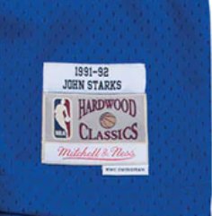 #3 John Starks Knicks Mitchell & Ness 91-92 Road Swingman Jersey blue (heat pressed)