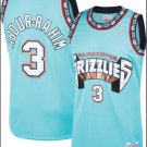 #3 Shareef Abdur-Rahim  Memphis Grizzlies M&N jersey (heat pressed)