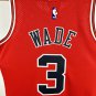 #3 Wade Bulls 2016-17 M&N jersey red (heat pressed)