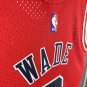 #3 Wade Bulls 2016-17 M&N jersey red (heat pressed)