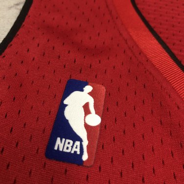 #3 Wade Heat 2005-06 M&N heat pressed jersey red