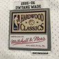 #3 Wade Heat 2005-06 M&N heat pressed jersey white