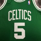 #5 Garnett Celtics 2007-08 M&N heat pressed jersey green white