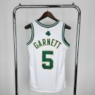 #5 Garnett Celtics 2008 M&N jersey white gold (heat pressed)