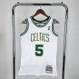#5 Garnett Celtics 2008 M&N jersey white gold (heat pressed)