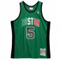 #5 Garnett Celtics M&N heat pressed jersey green black