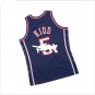 #5 Kidd Nets 2006-07 M&N heat pressed jersey navy