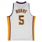 #5 Robert Horry Lakers 2002-03 M&N jersey white (heat pressed)