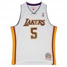 #5 Robert Horry Lakers 2002-03 M&N jersey white (heat pressed)