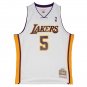 #5 Robert Horry Lakers 2002-03 M&N jersey white (heat pressed)