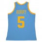 #5 Robert Horry Minneapolis Lakers 2001-02  M&N jersey blue (heat pressed)