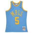 #5 Robert Horry Minneapolis Lakers 2001-02  M&N jersey blue (heat pressed)