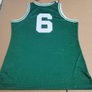 #6 Bill Russell Boston Celtics Road 1962-63 M&N jersey green (heat pressed)