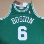 #6 Bill Russell Boston Celtics Road 1962-63 M&N jersey green (heat pressed)