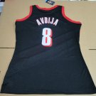 #8 Deni Avdija Blazers M&N jersey black (heat pressed)