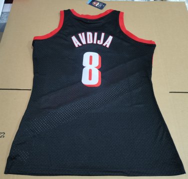 #8 Deni Avdija Blazers M&N jersey black (heat pressed)