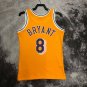 #8 Kobe Bryant 1996-97 M&N heat pressed jersey yellow