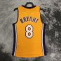 #8 Kobe Bryant 1999-00 M&N heat pressed jersey yellow