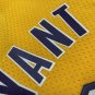 #8 Kobe Bryant 1999-00 M&N heat pressed jersey yellow