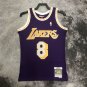 #8 Kobe bryant Lakers 1996-97 M&N heat pressed jersey purple
