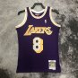 #8 Kobe bryant Lakers 1996-97 M&N heat pressed jersey purple
