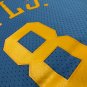 #8 Kobe bryant Lakers 2001-02 M&N heat pressed jersey blue