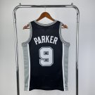 #9 Parker Spurs  M&N jersey black (heat pressed)