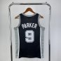 #9 Parker Spurs  M&N jersey black (heat pressed)