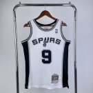 #9 Parker Spurs  M&N jersey white (heat pressed)