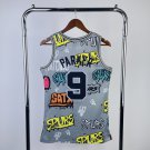 #9 Parker Spurs 2002-03 M&N jersey  camouflage (heat pressed)