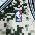 #9 Parker Spurs 2013 14 M&N jersey camo (heat pressed)
