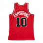 #10 BJ Armstrong Bulls  1990-91 M&N jersey red (heat pressed)