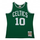 #10 Jo Jo White Boston Celtics Dark 1973-74 M&N Jersey green (heat pressed)
