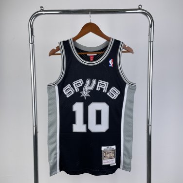 #10 Rodman Spurs M&N jersey black (heat pressed)
