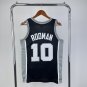 #10 Rodman Spurs M&N jersey black (heat pressed)