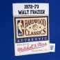 #10 Walt Frazier Knicks 1972-73 M&N Jersey blue (heat pressed)
