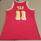 #11 Yao Ming Houston Rockets 2004-05 M&N jersey red (heat pressed)