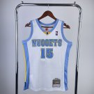 #15 Anthony Nuggets 2003 04 M&N jersey white (heat pressed)