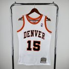 #15 Carmelo Anthony Nuggets 2006-07 M&N jersey white (heat pressed)