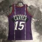 #15 Carter Raptors 1998-99 M&N heat pressed jersey purple