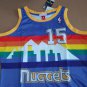 #15 Jokic Nuggets  M&N jersey purple (heat pressed)