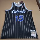 #15 Vince Carter Orlando Magic 2009-10 M&N jersey black (heat pressed)